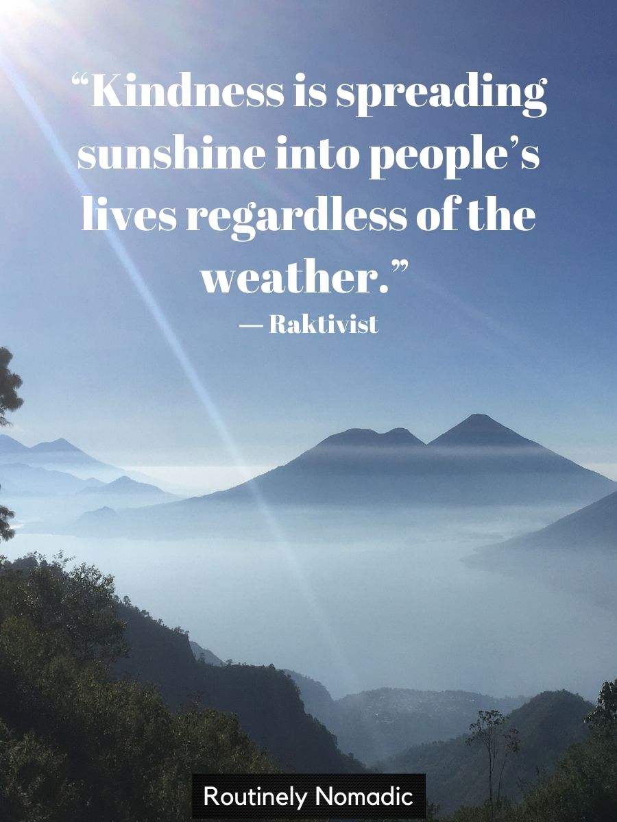 Best Short Kindness Quotes | Routinely Nomadic