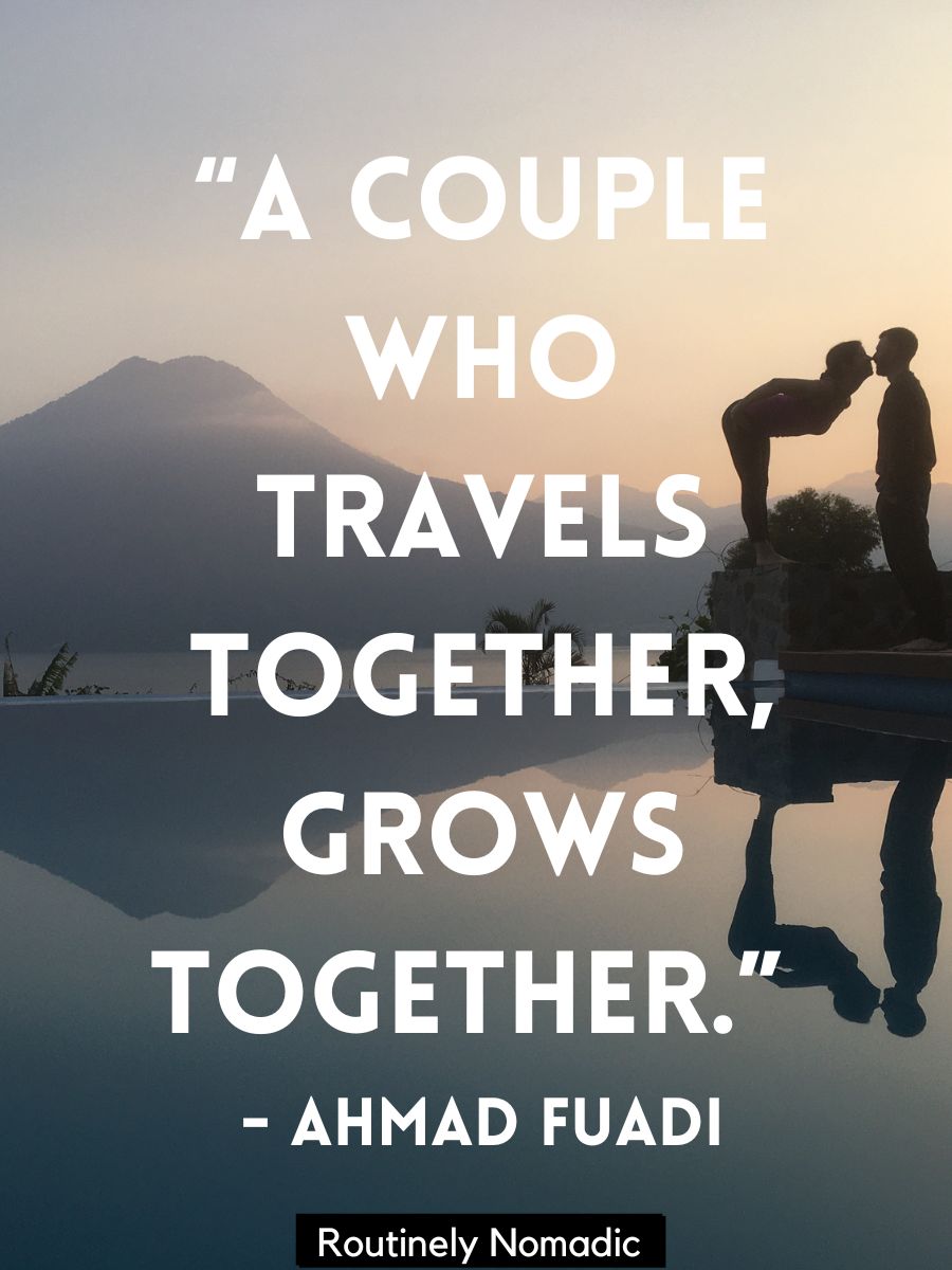 Couple Travel Quotes for Instagram: Best 145 Couple Travel Captions ...