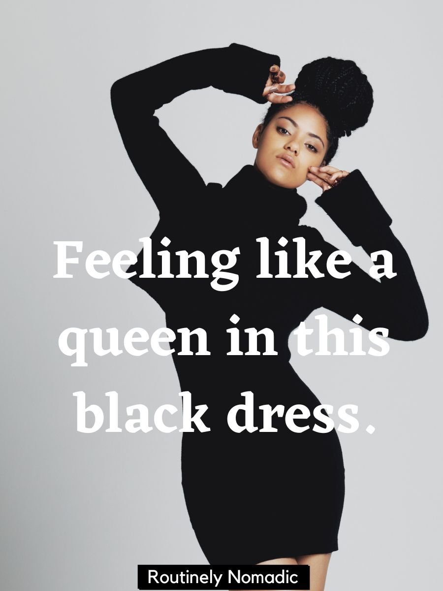 100 Black Dress Captions for Your Perfect LBD Routinely Nomadic
