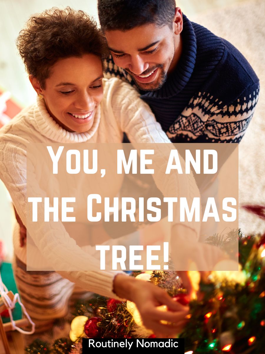 100 Perfect Christmas Couple Captions to Share the Love Routinely Nomadic