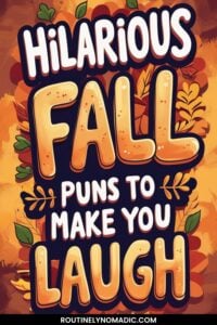 Hilarious fall puns