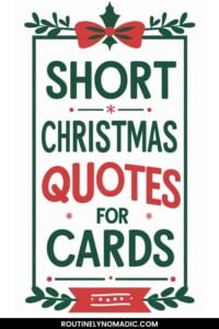 Short Christmas quotes for cards