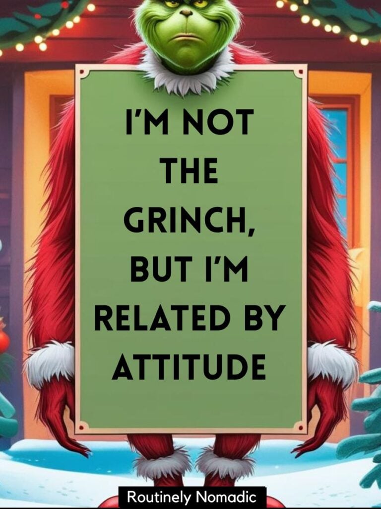 Grinch Quotes, sayings and captions