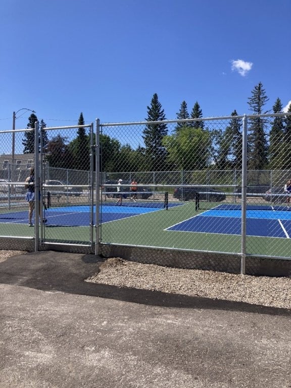 Pickleball court