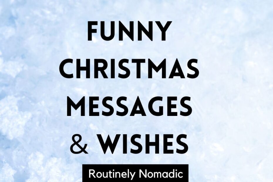 Funny Merry Christmas Messages and Wishes
