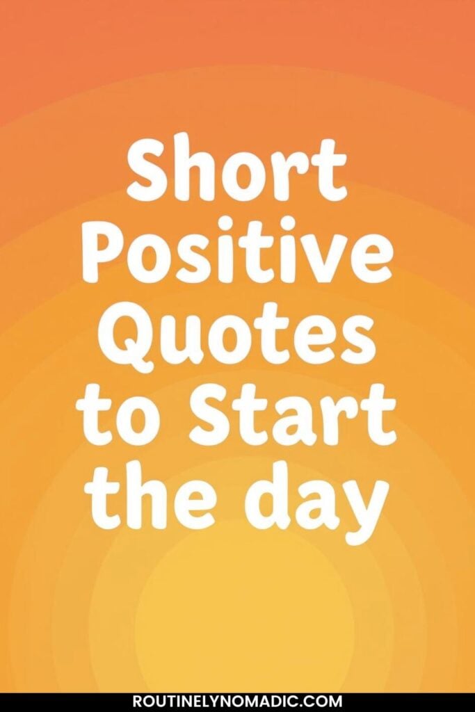 Short Positive quotes