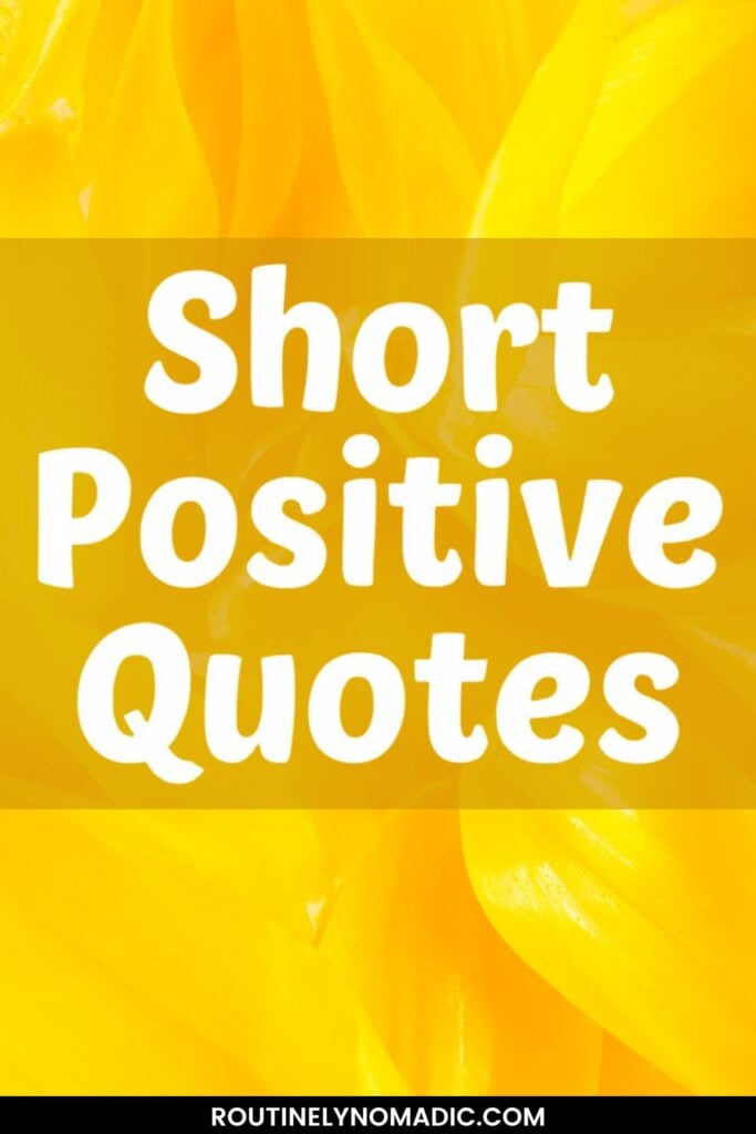 Short Positive quotes