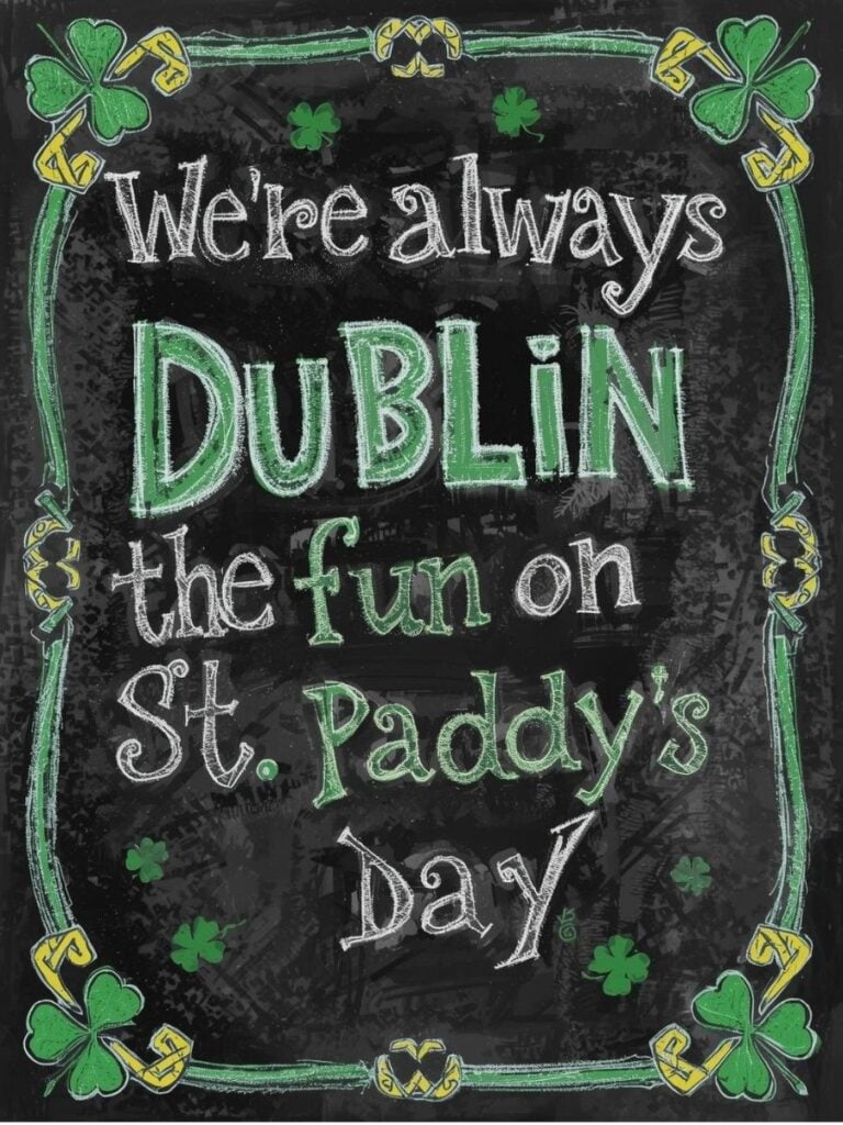 St Patrick's day letter board quotes and sayings