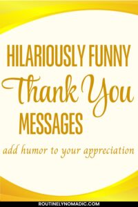 Funny Thank You Messages and Quotes to Show Your Appreciation with ...