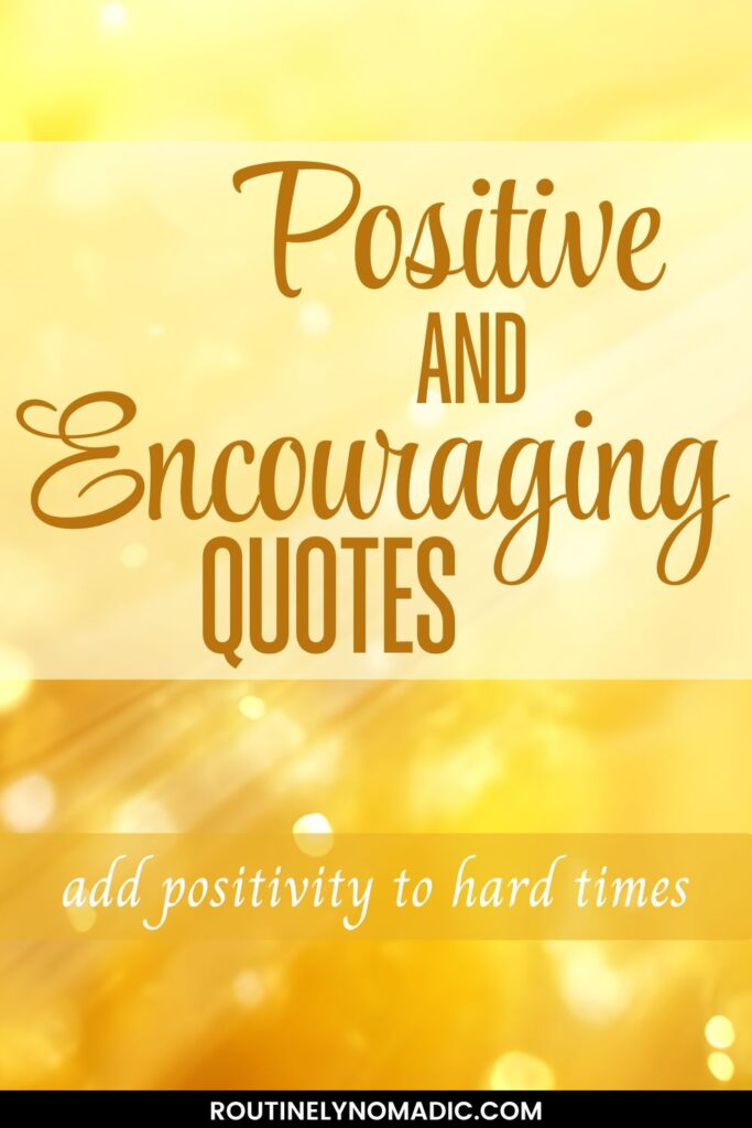 Short encouraging quotes