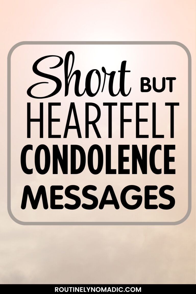 Condolence Messages to Share Your Sympathy for Their Loss | Routinely ...