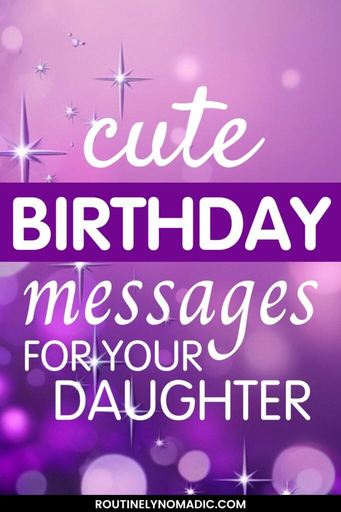 Happy birthday wishes for daughters