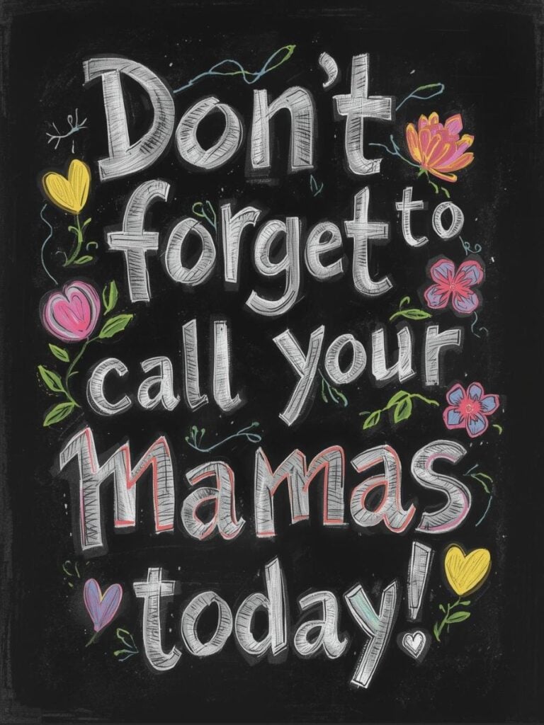 Happy Mother's day chalkboard art ideas