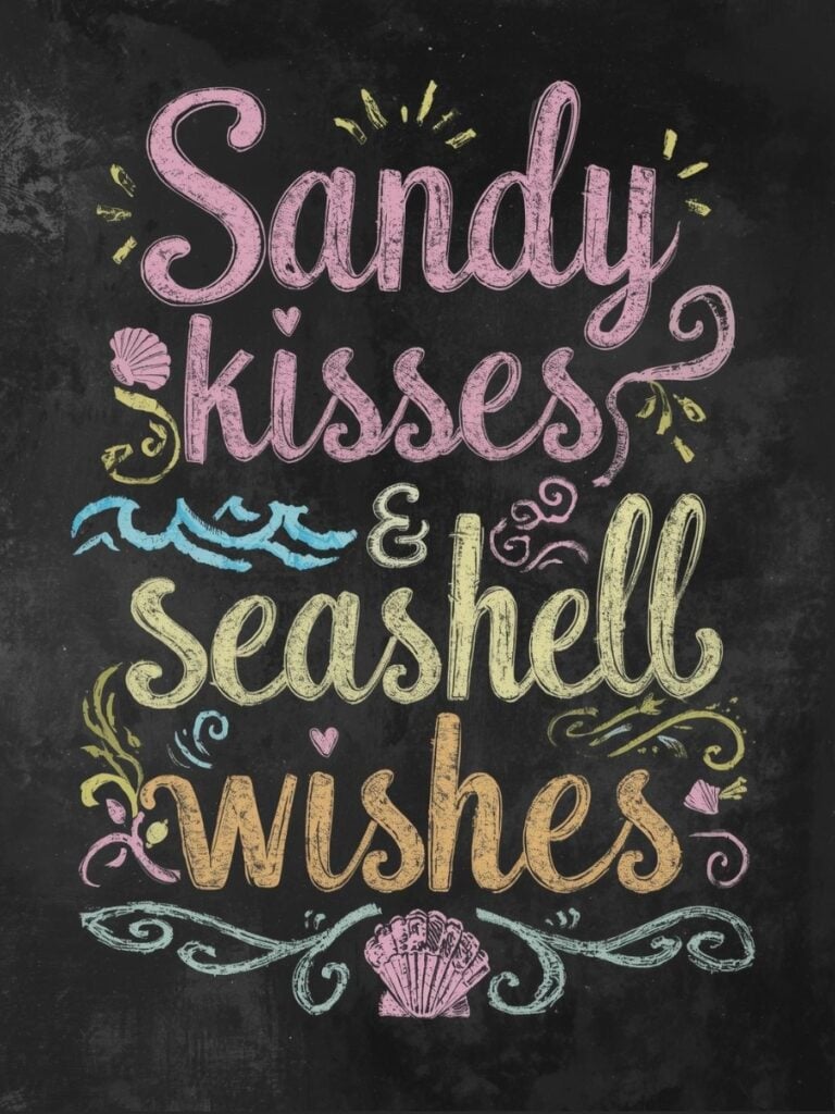 Summer chalkboard art ideas