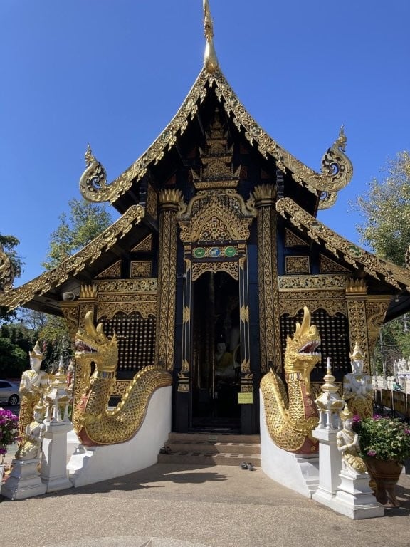 Gaudy gold temple