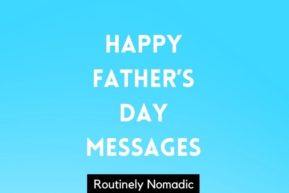 Short happy Father's Day messages