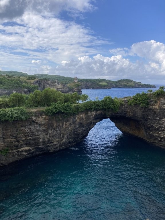 Rock arch on the coast