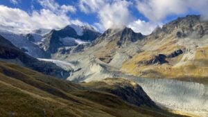 Mountain valley on the Walker's Haute Route