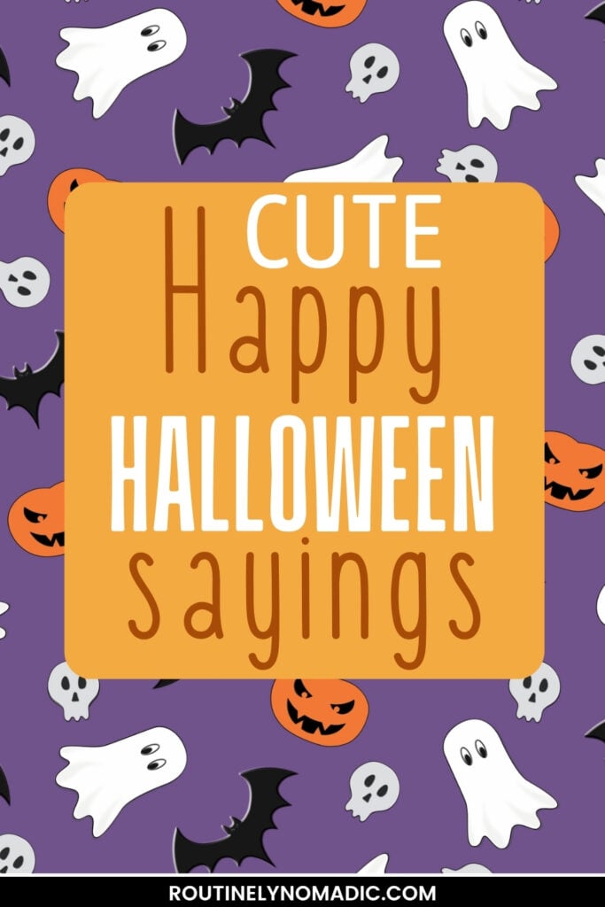 Happy Halloween Sayings