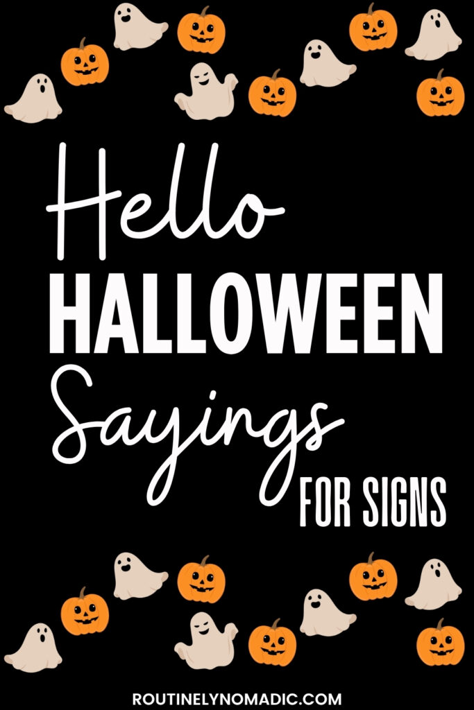 Happy Halloween Sayings