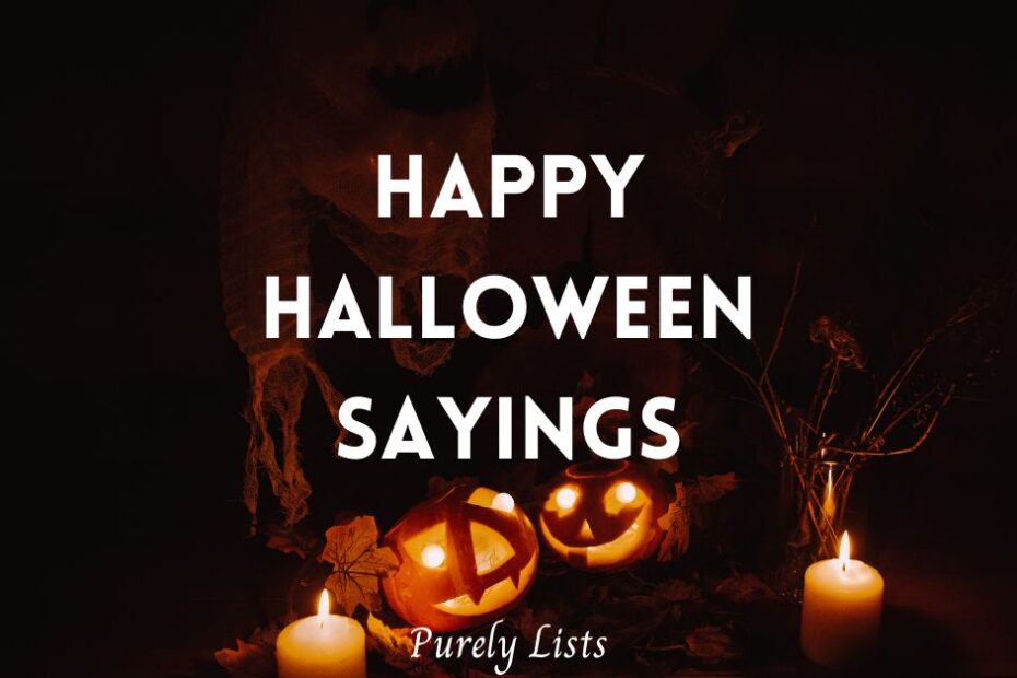 Happy Halloween Sayings