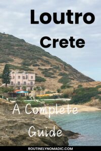 Small beach with a hotel for Pinterest