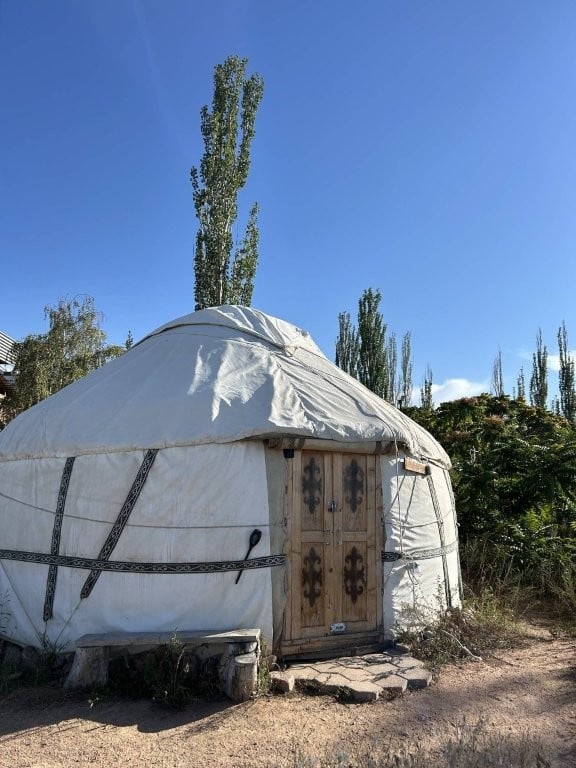 Traditional Kyrgyz yurt