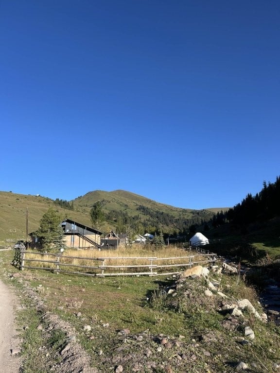 Remote hostel in Jyrgalan Kyrgyzstan