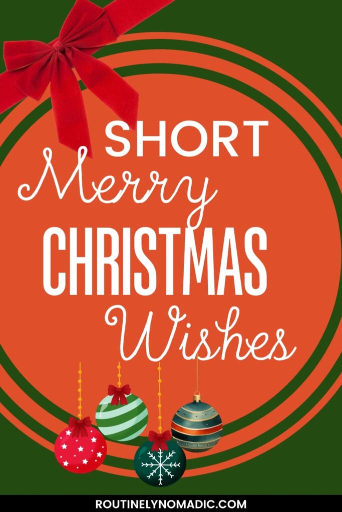 Short Merry Christmas wishes