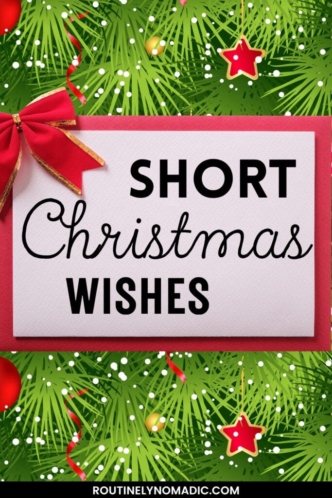 Short Merry Christmas wishes