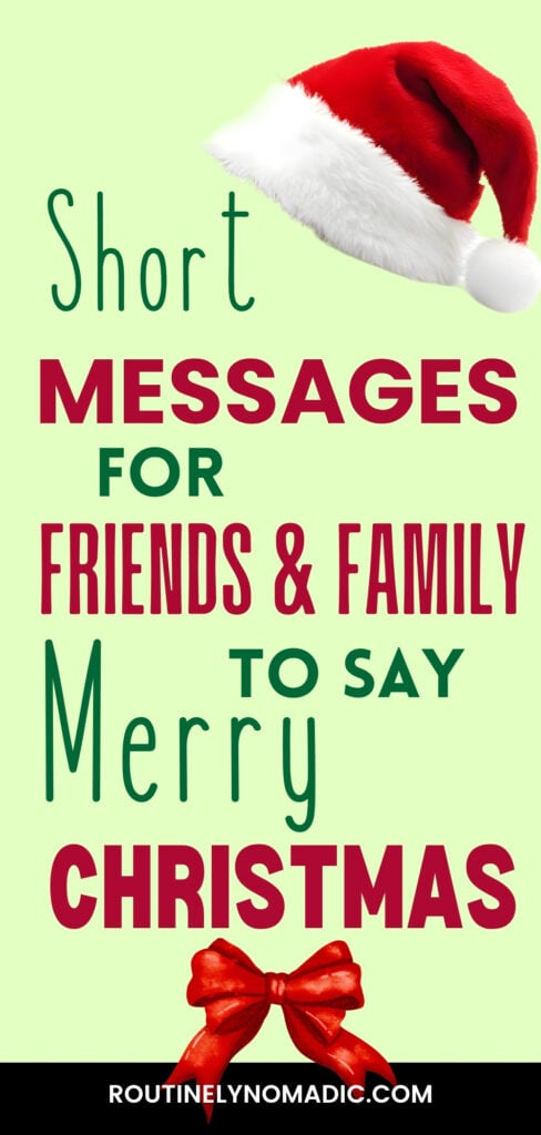 Short Merry Christmas wishes