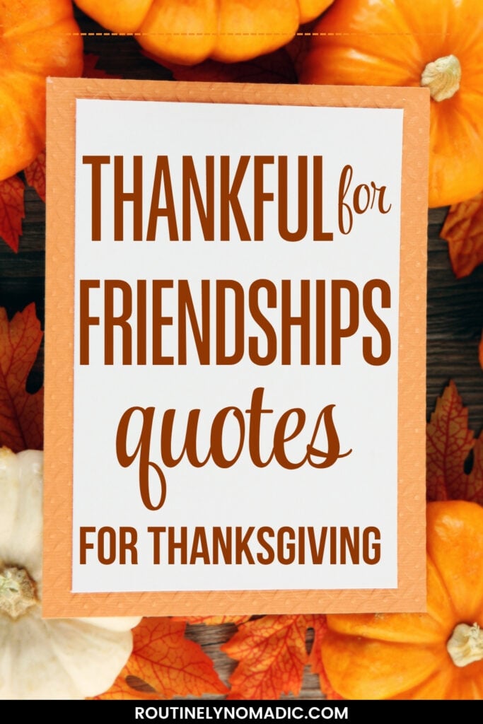 Grateful for friends quotes