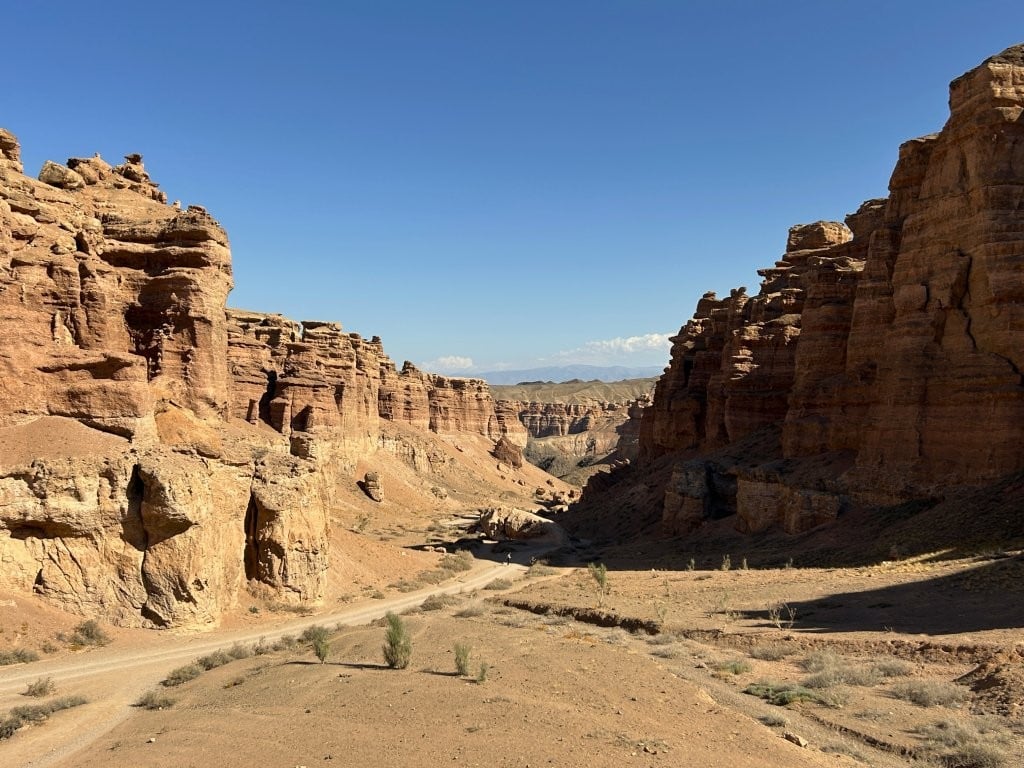 Rocky canyon in Kazakhstan